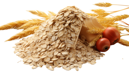 Rolled Oats Healthy Breakfast Cereal, Organic Grain with Dietary Fiber for Energy.