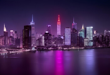 Fototapeta premium Night City