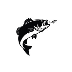 black and white fish