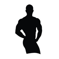 silhouette of a woman in a swimsuit