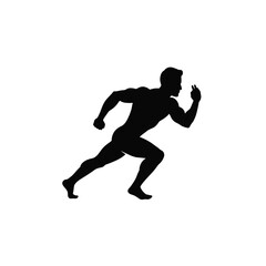 running man silhouette