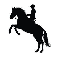 silhouette of a horse