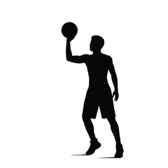 football player silhouette