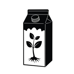 vector illustration of a green plant