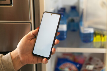 man holding a mobile phone