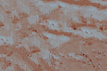 Abstract rough light blue red brown art painting texture background illustration, with oil brushstroke paint on canvas. abstract rough pastel  colored art paint pattern.  painting