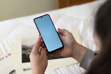close up of a man using a tablet