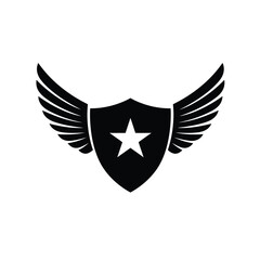 Obraz premium eagle shield with wings