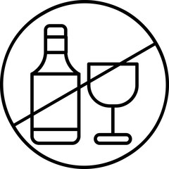 No drinks Icon