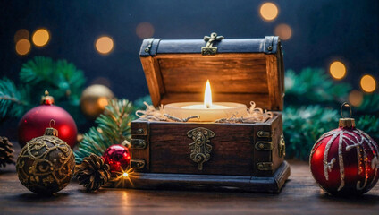 Christmas icon glyph design.