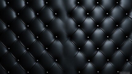 Elegant Black Leather Texture: A Luxurious Background
