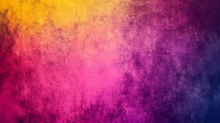 Abstract Colorful Grunge Texture Background Vibrant Yellow, Pink, and Purple Gradient