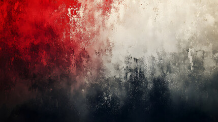 Abstract Red, White, and Black Grunge Texture Background
