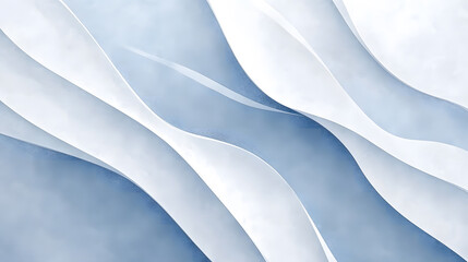 Abstract Blue and White Wave Pattern Elegant Textured Background