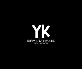 Obraz premium KY, YK Abstract Letters Logo Monogram design Font Icon Vector Initials