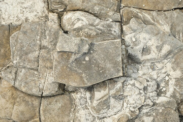 Abstract pattern and texture background of limestone surface.For graphic design, 3D rendering or banner background