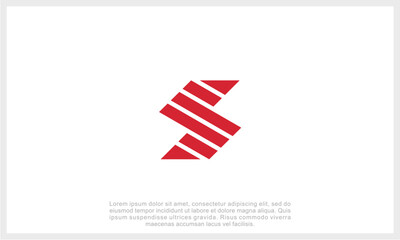 Obraz premium Letter S Logo Template Design Vector Illustration 