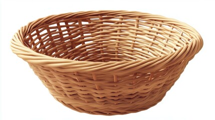 Fototapeta premium wicker basket isolated png file