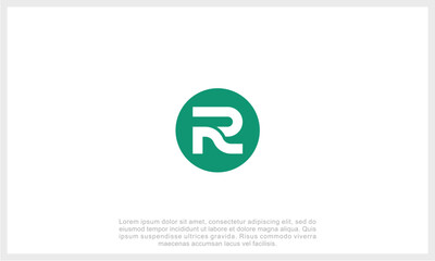 Letter R Logo Template Design Vector Illustration	