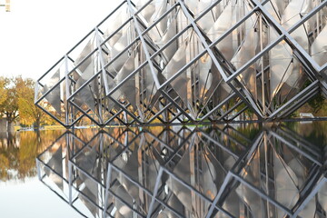 reflections in monument