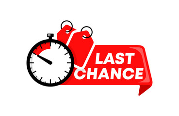 Last chance promotional offer graphic design