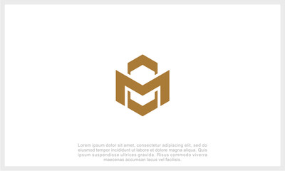 Letter M Logo Template Design Vector Illustration	
