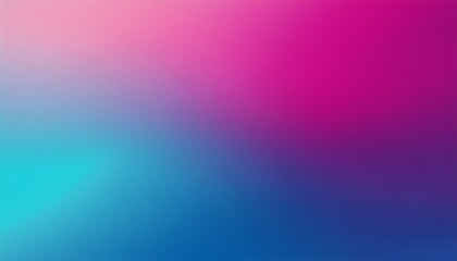 Blue magenta pink abstract gradient background with grainy texture effect, web banner design
