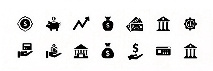 Business, Finance & Corporate Essentials Icon Set