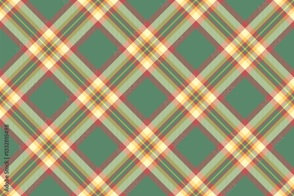 Poster elegant diagonal plaid pattern in muted autumnal tones. perfect for textile design, seasonal brandin