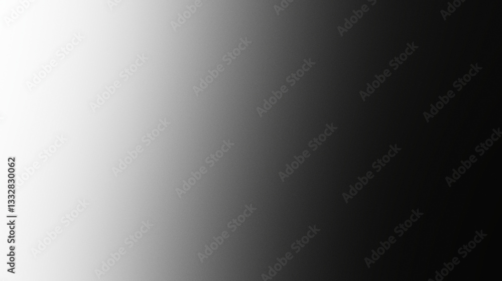 Poster gradient background, smooth transition from white to black, abstract texture, minimalistic design fo
