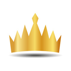 The crown is a symbol of monarchical power on a white background