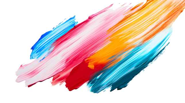 Creamy Glazing Acryl Brush Strokes