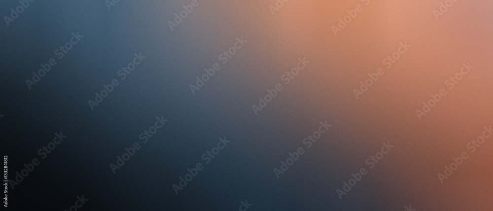 Poster gradient background texture with shades of blue and orange, abstract design, smooth color transition