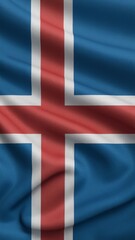 Fototapeta premium Iceland national flag background 