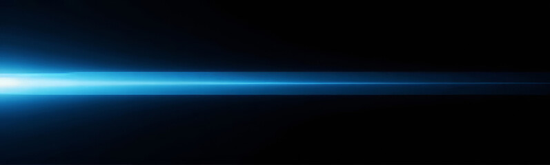 Sleek blue light slicing through deep black background, futuristic aesthetic