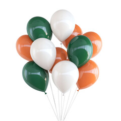 Festive Balloons Joyful Celebration Bright Colors Uplifting Mood,