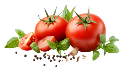 fresh tomato herbs and spices