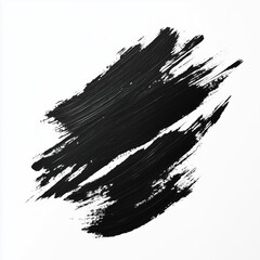 black strokes acrylic white and black different shapes convolutions brush strokes no color 