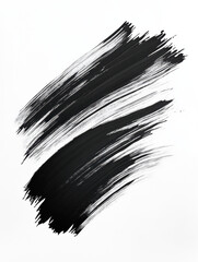black strokes acrylic white and black different shapes convolutions brush strokes no color 