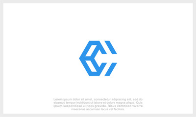 Letter C Logo Template Design Vector Illustration	
