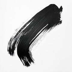 black strokes acrylic white and black different shapes convolutions brush strokes no color 