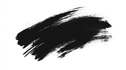 black strokes acrylic white and black different shapes convolutions brush strokes no color 