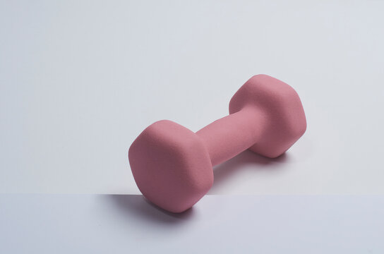 weights fitness workout pink still life no people
