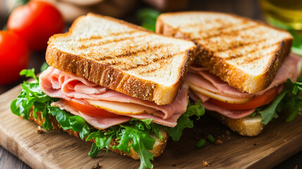 ham and cheese sandwich