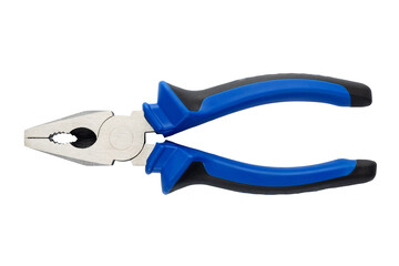 Fototapeta premium Combination pliers with blue and black handle
