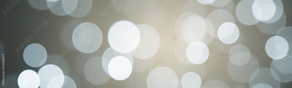 Poster soft gray bokeh light background with blurred effect.