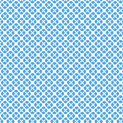 Fototapeta premium Elegant Blue and White Geometric Pattern