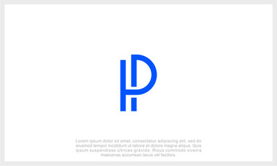 Letter P Logo Template Design Vector Illustration	