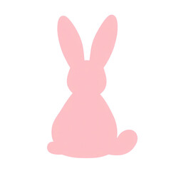 Obraz premium pink bunny rabbit illustration