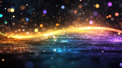 Celestial Sparkles: A Symphony of Light and Color